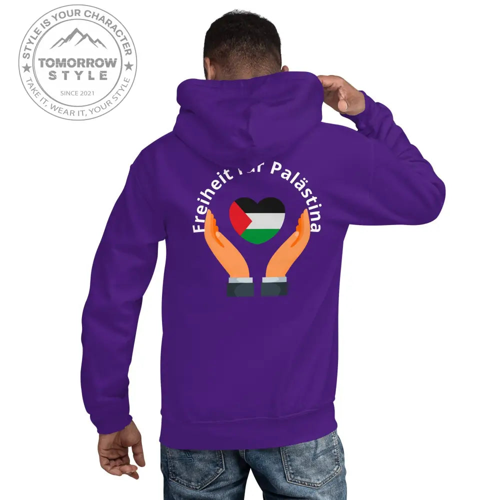 Hoodie für Herren – Palästinenserflagge mit dem Motto „Freiheit für Palästina“ - Tomorrow Style