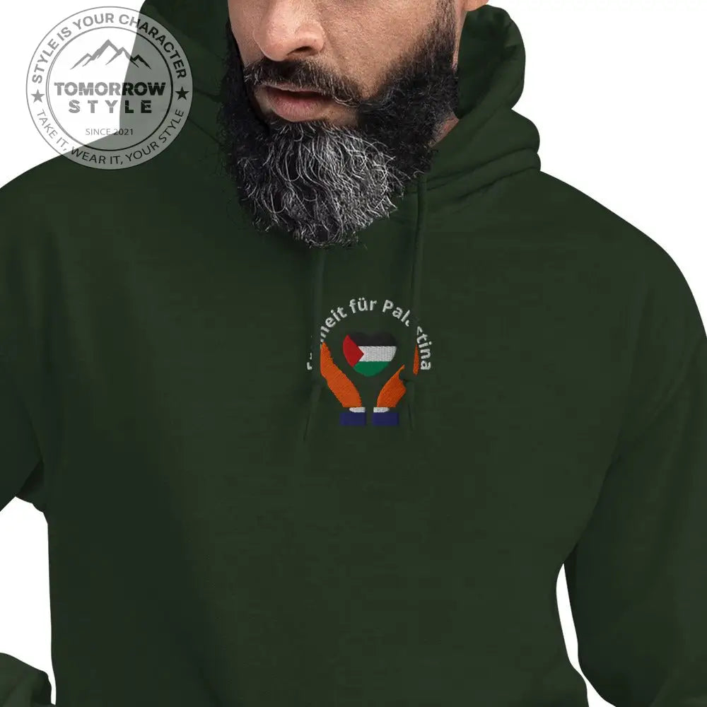 Hoodie für Herren – Palästinenserflagge mit dem Motto „Freiheit für Palästina“ - Tomorrow Style