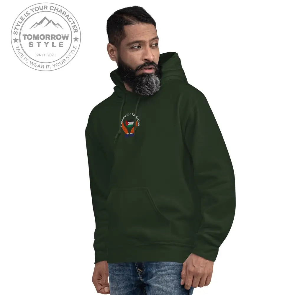 Hoodie für Herren – Palästinenserflagge mit dem Motto „Freiheit für Palästina“ - Tomorrow Style