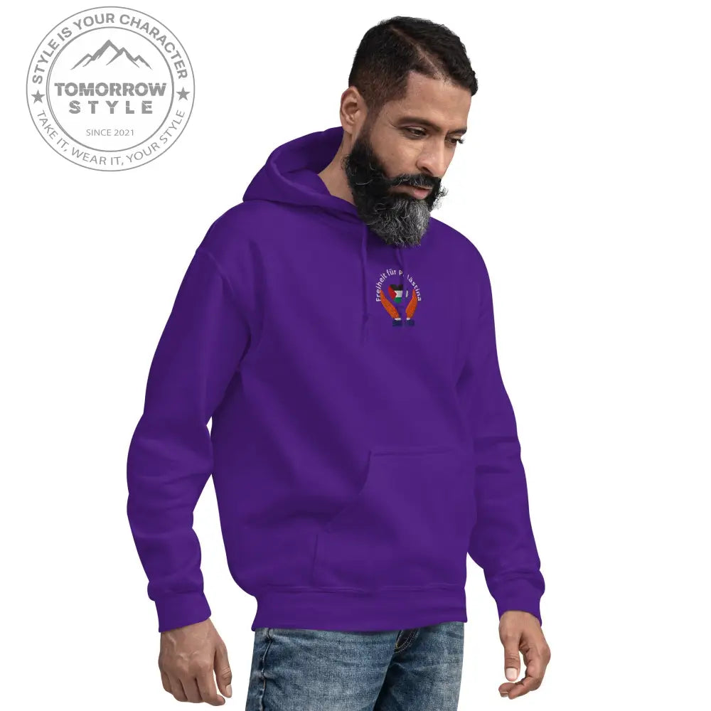 Hoodie für Herren – Palästinenserflagge mit dem Motto „Freiheit für Palästina“ - Tomorrow Style