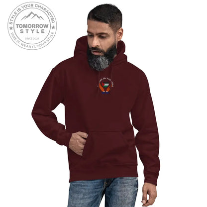 Hoodie für Herren – Palästinenserflagge mit dem Motto „Freiheit für Palästina“ - Tomorrow Style