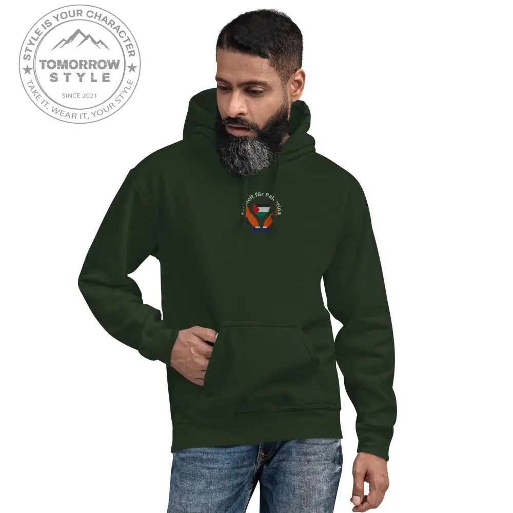 Hoodie für Herren – Palästinenserflagge mit dem Motto „Freiheit für Palästina“ - Tomorrow Style