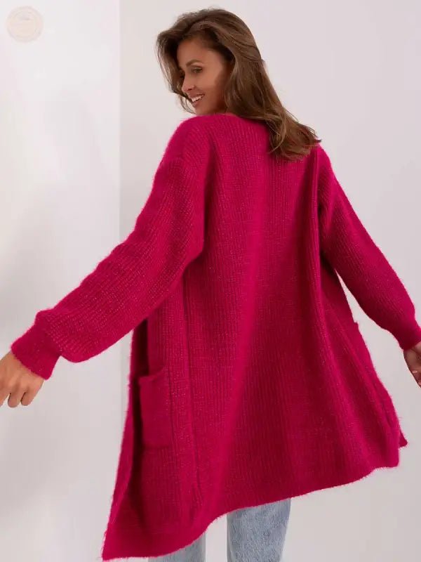 Hübsch in rosa Strick: Bella Strickjacke - Tomorrow Style