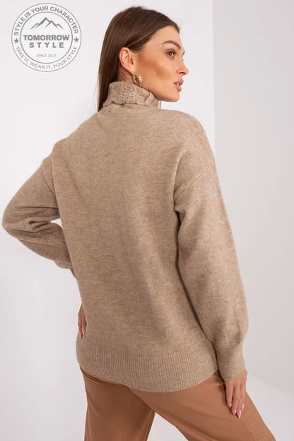 Klassiker: Rollkragenpullover mit langer Passform - Tomorrow Style