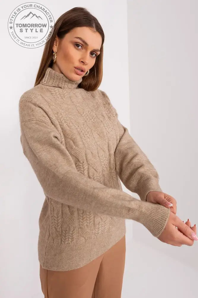 Klassiker: Rollkragenpullover mit langer Passform - Tomorrow Style