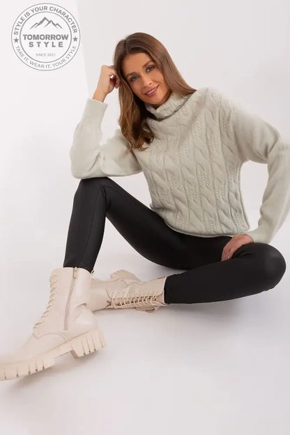 Klassiker: Rollkragenpullover mit langer Passform - Tomorrow Style
