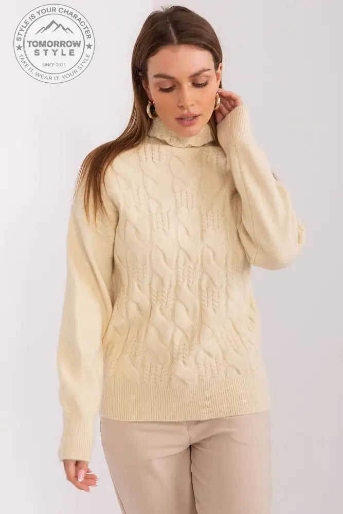 Klassiker: Rollkragenpullover mit langer Passform - Tomorrow Style