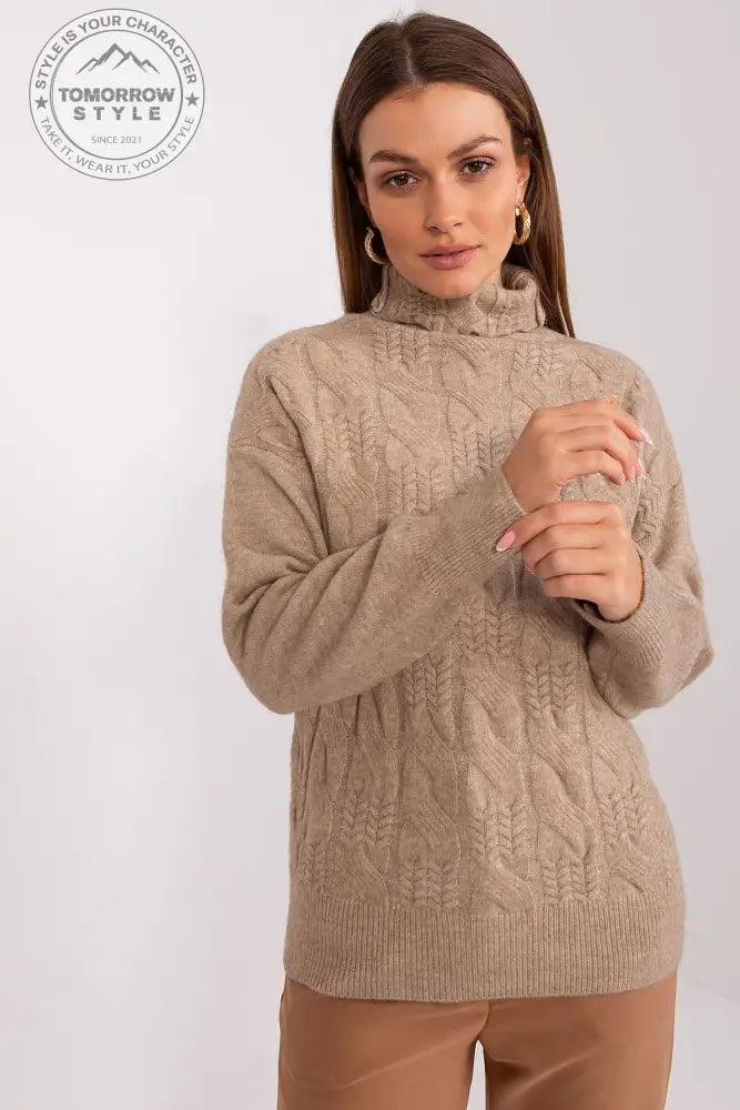 Klassiker: Rollkragenpullover mit langer Passform - Tomorrow Style