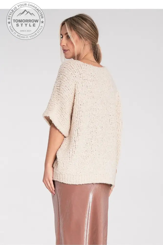 Klassischer Kurzarm Damenpullover „Summer Breeze“ - Tomorrow Style