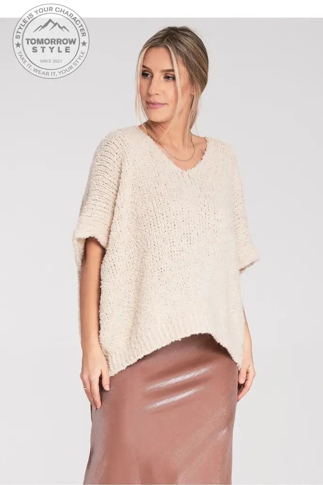 Klassischer Kurzarm Damenpullover „Summer Breeze“ - Tomorrow Style