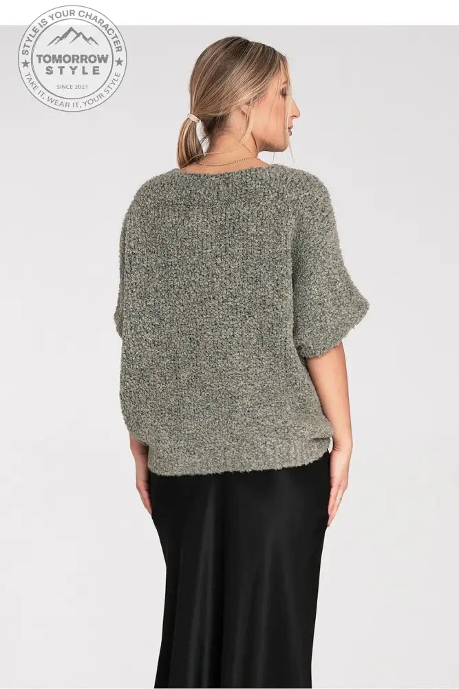 Klassischer Kurzarm Damenpullover „Summer Breeze“ - Tomorrow Style