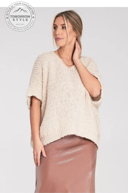 Klassischer Kurzarm Damenpullover „Summer Breeze“ - Tomorrow Style