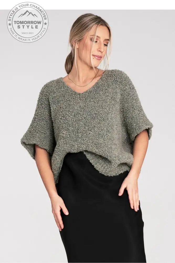 Klassischer Kurzarm Damenpullover „Summer Breeze“ - Tomorrow Style