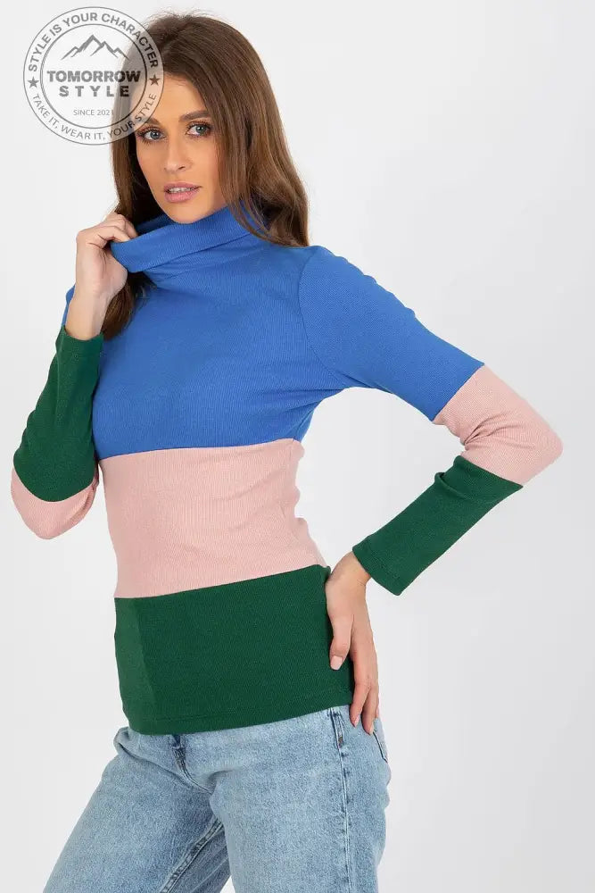 Klassischer Ripp-Pullover: Damenmode in drei Farben - Tomorrow Style