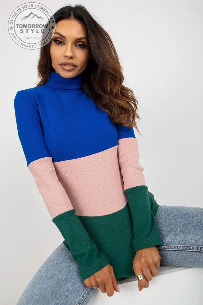 Klassischer Ripp-Pullover: Damenmode in drei Farben - Tomorrow Style