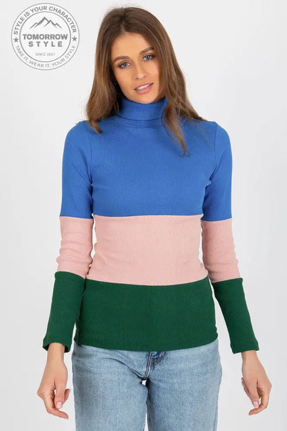 Klassischer Ripp-Pullover: Damenmode in drei Farben - Tomorrow Style