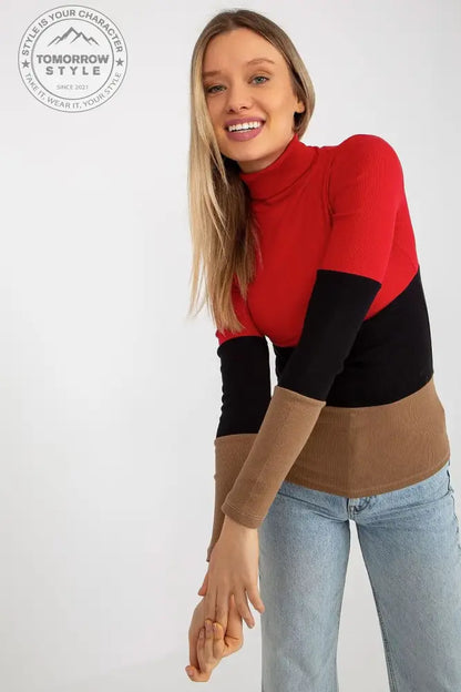 Klassischer Ripp-Pullover: Damenmode in drei Farben - Tomorrow Style