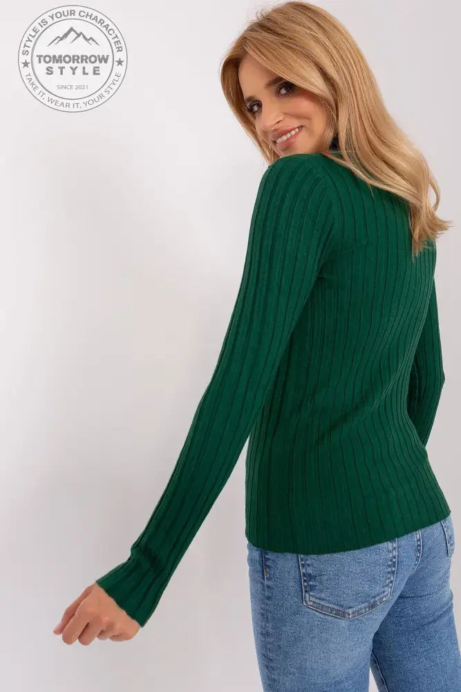 Klassischer Rollkragenpullover aus Weicher Viskose - Tomorrow Style