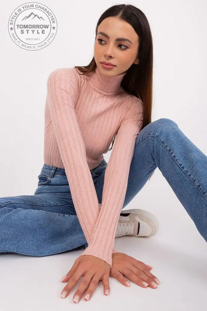 Klassischer Rollkragenpullover aus Weicher Viskose - Tomorrow Style