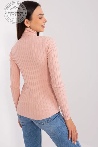 Klassischer Rollkragenpullover aus Weicher Viskose - Tomorrow Style