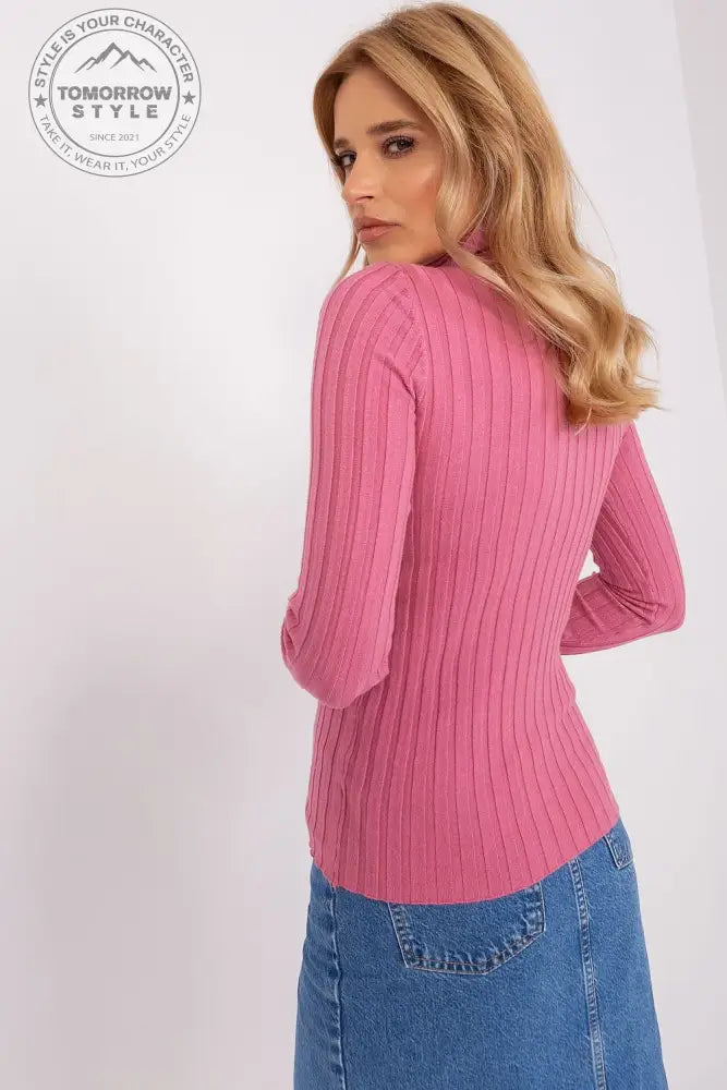 Klassischer Rollkragenpullover aus Weicher Viskose - Tomorrow Style