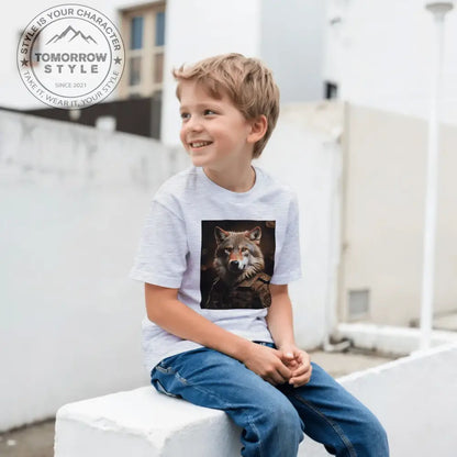 Klassisches Rundhals - T-Shirt für Kinder – Trendy Soldier Animal Design - Tomorrow Style
