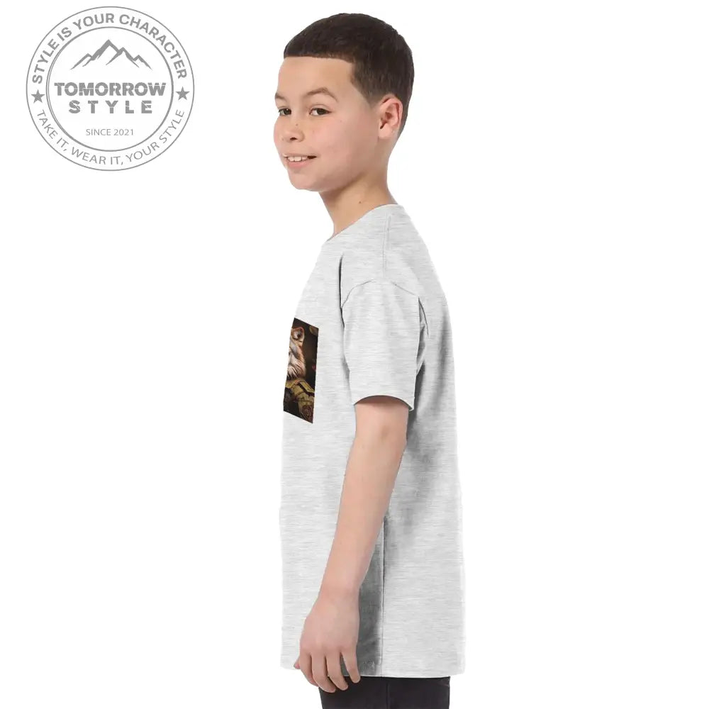 Klassisches Rundhals - T-Shirt für Kinder – Trendy Soldier Animal Design - Tomorrow Style