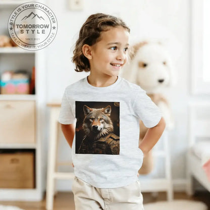 Klassisches Rundhals - T-Shirt für Kinder – Trendy Soldier Animal Design - Tomorrow Style