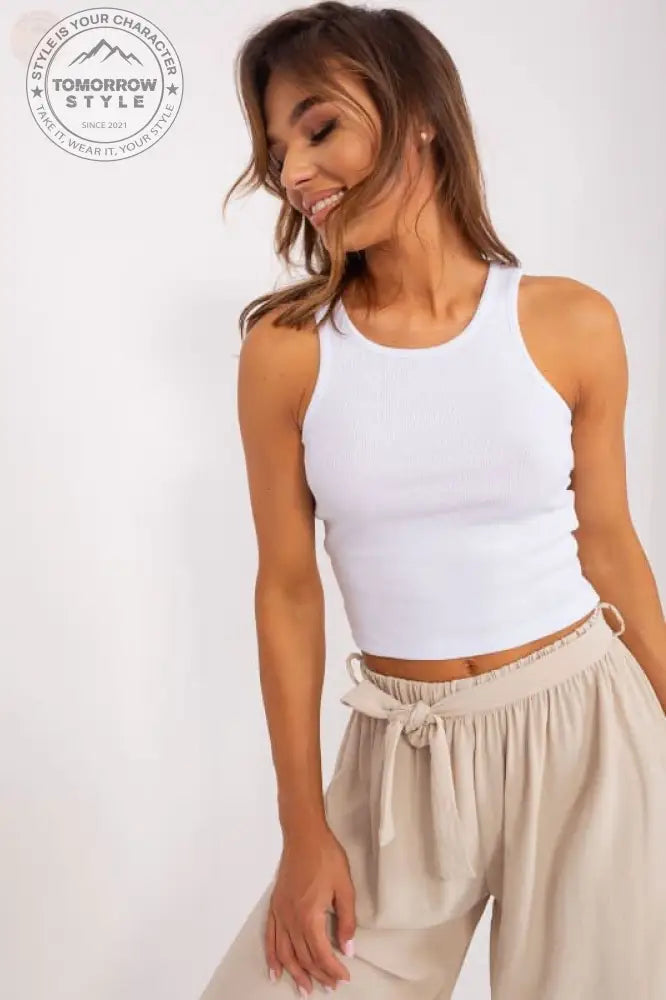 Knalliges kurzes T-Shirt mit dicken Trägern! - Tomorrow Style