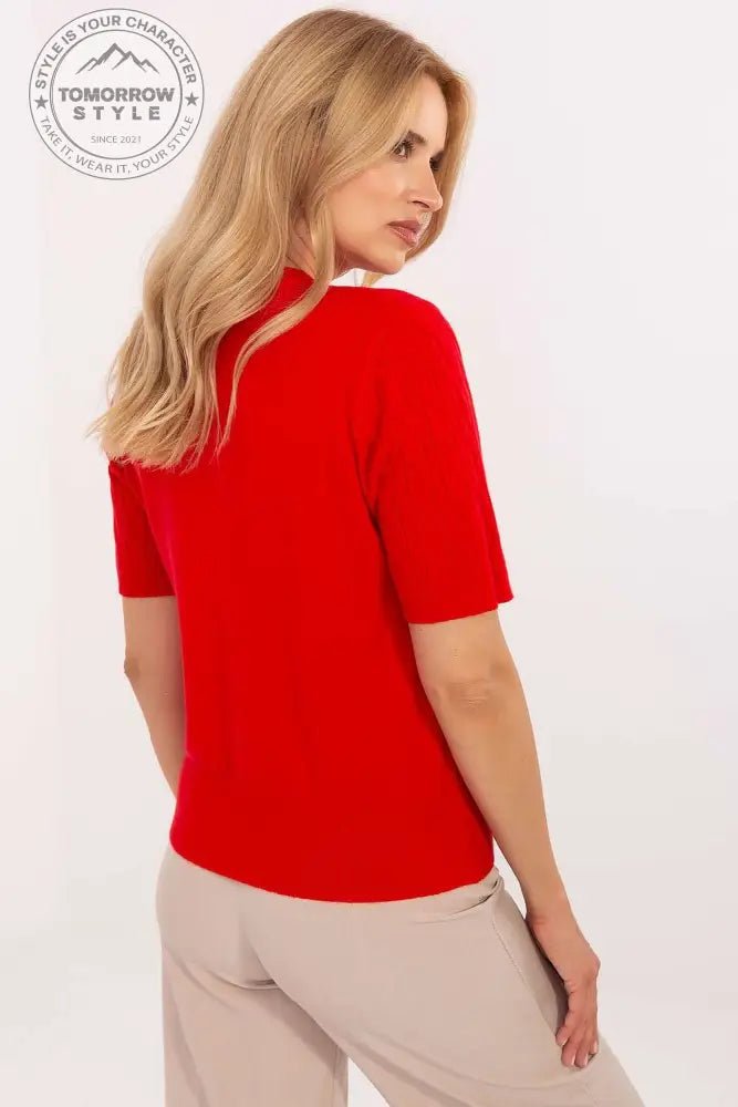 Komfortabler Damenpullover mit eleganter Struktur – Ideal für Alltag und Büro - Tomorrow Style