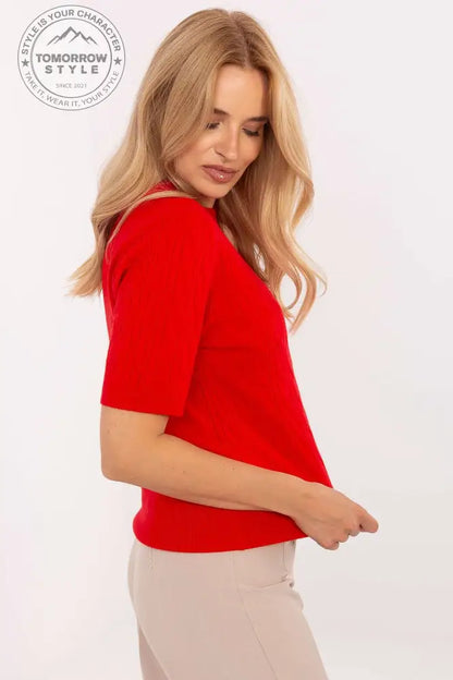 Komfortabler Damenpullover mit eleganter Struktur – Ideal für Alltag und Büro - Tomorrow Style