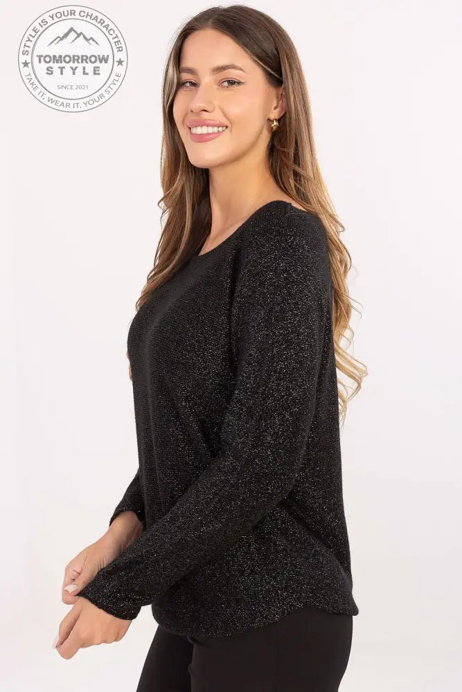 Komfortabler Glamour: Damenpullover mit Pailletten - Tomorrow Style