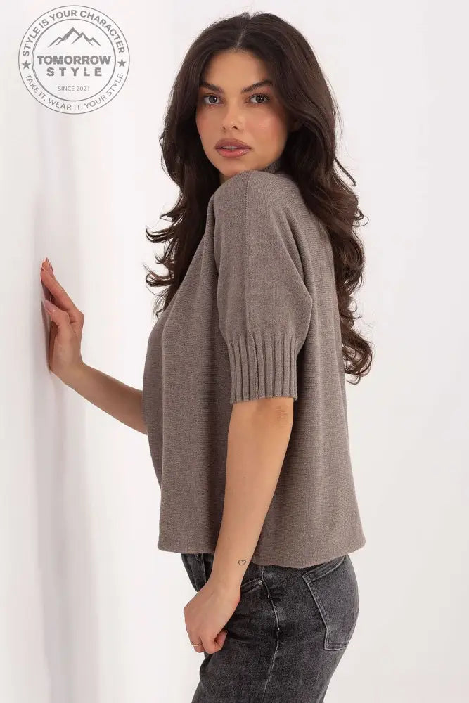 Kurzarm Pullover Model 222444 Italy Moda - Tomorrow Style