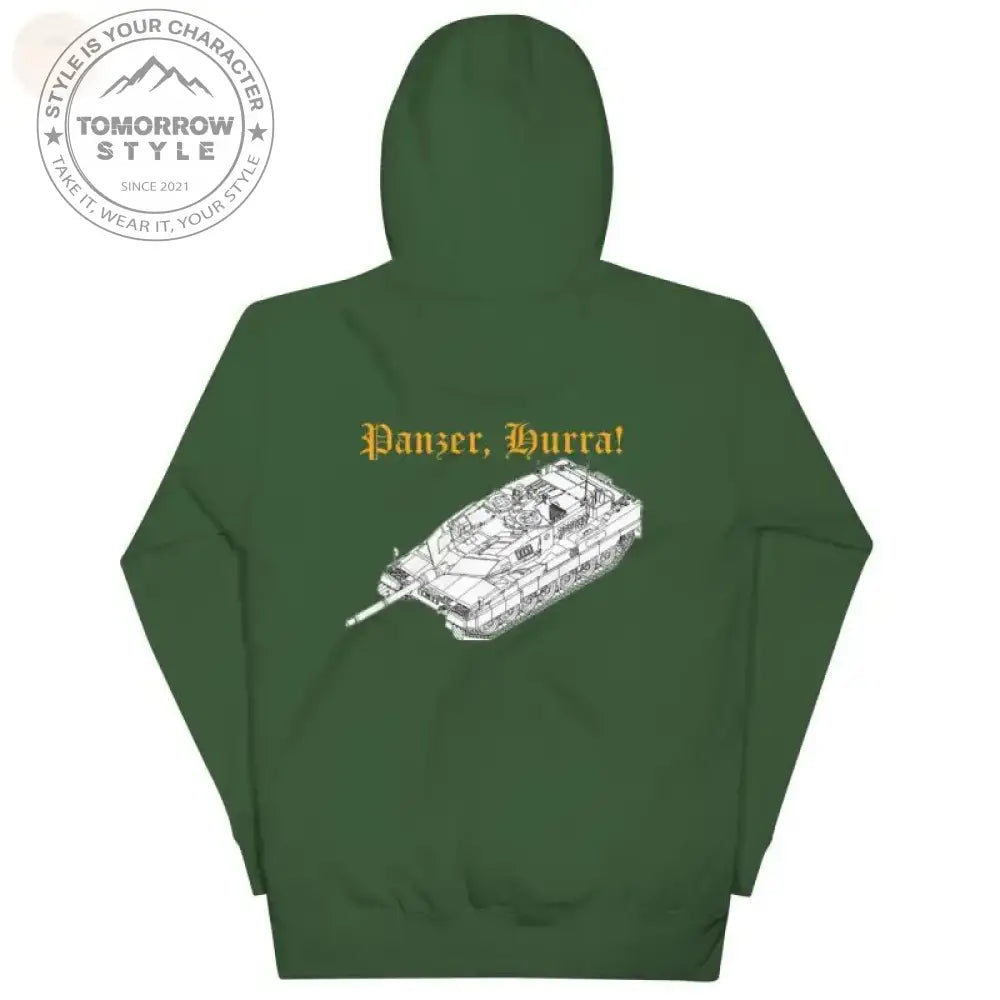 Kuschelig cool: Bestickter Bundeswehr - Premium - Hoodie mit Leopardenmuster - Tomorrow Style