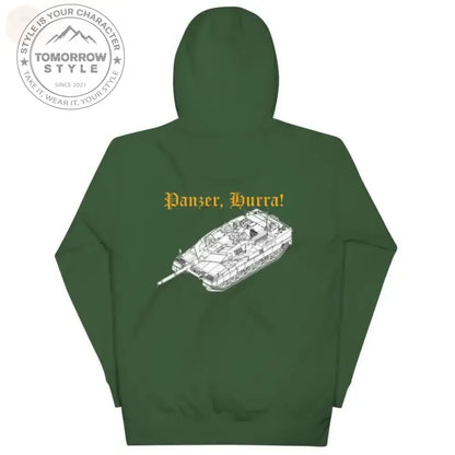 Kuschelig cool: Bestickter Bundeswehr - Premium - Hoodie mit Leopardenmuster - Tomorrow Style