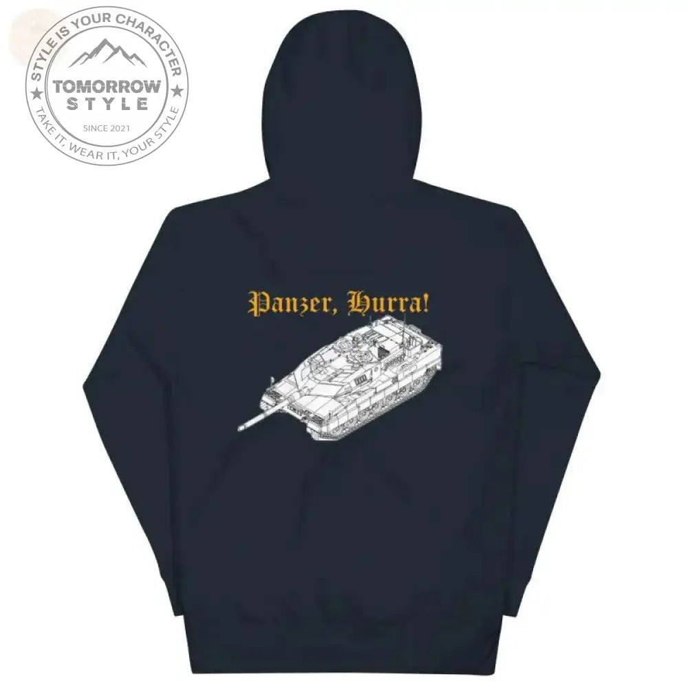 Kuschelig cool: Bestickter Bundeswehr - Premium - Hoodie mit Leopardenmuster - Tomorrow Style