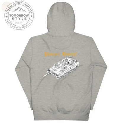 Kuschelig cool: Bestickter Bundeswehr - Premium - Hoodie mit Leopardenmuster - Tomorrow Style