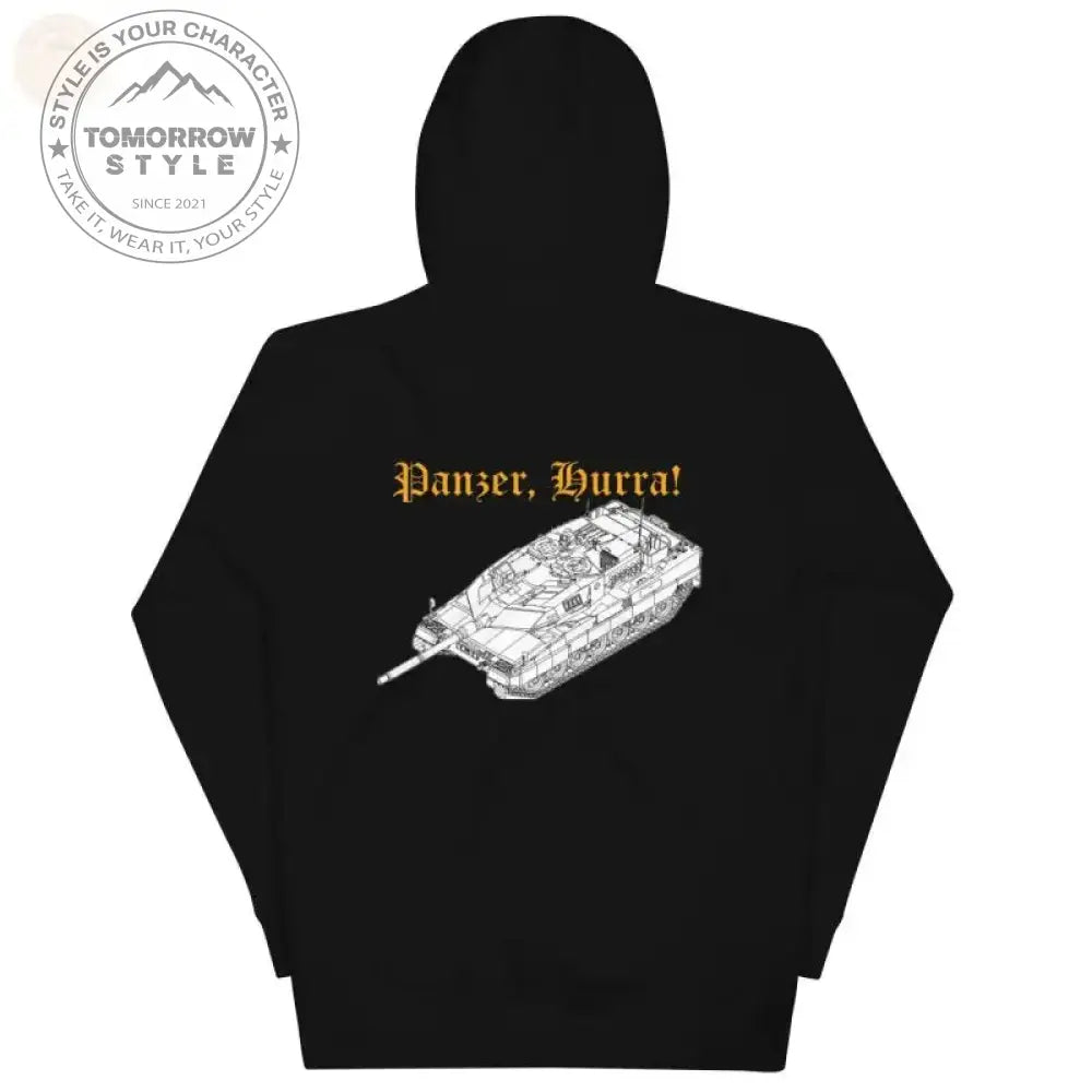 Kuschelig cool: Bestickter Bundeswehr - Premium - Hoodie mit Leopardenmuster - Tomorrow Style