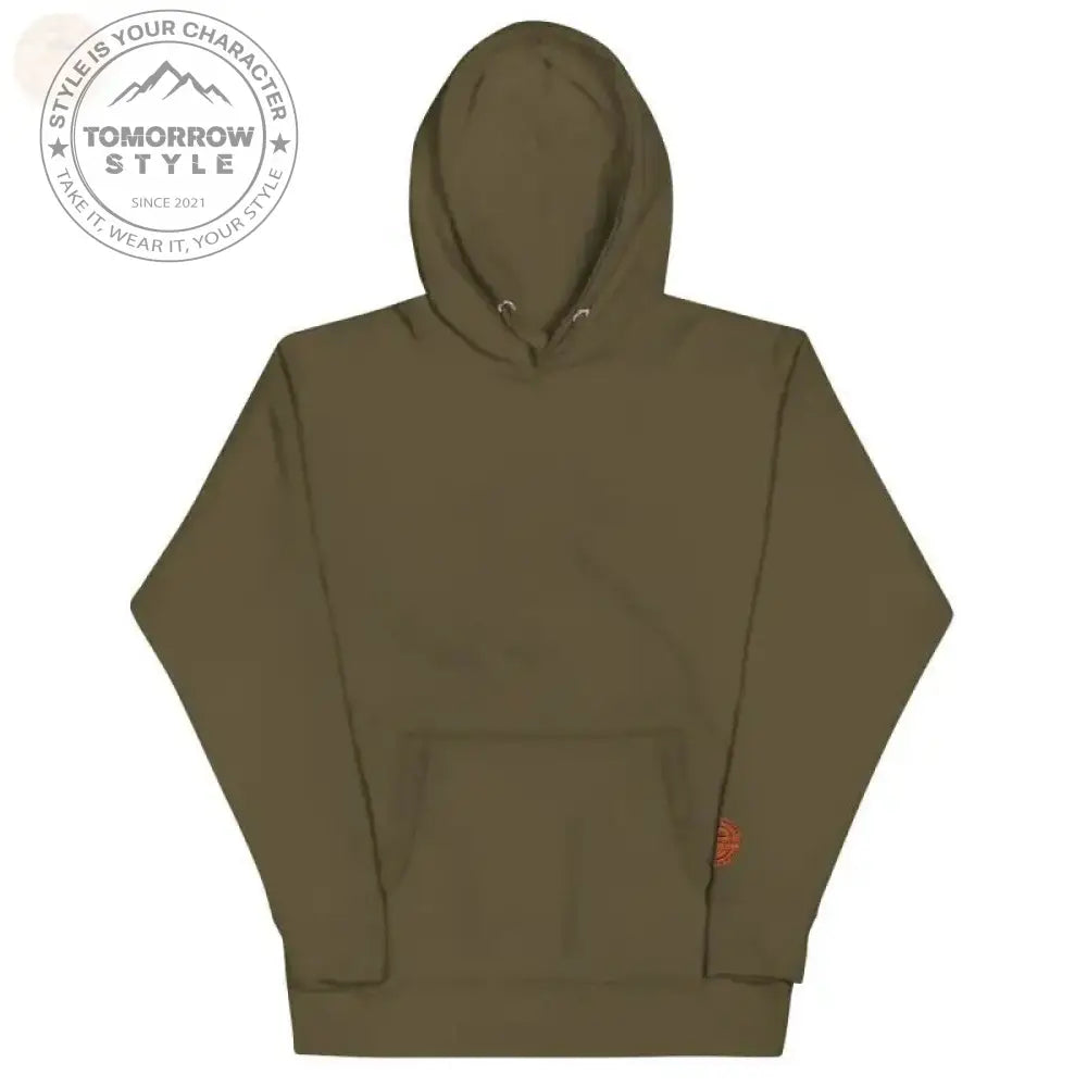 Kuschelig cool: Bestickter Bundeswehr - Premium - Hoodie mit Leopardenmuster - Tomorrow Style