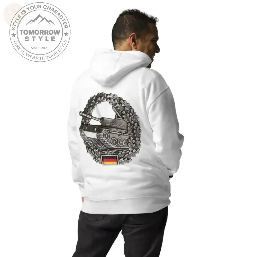 Kuschelig cooler Bundeswehr Premium Hoodie: Tank Badge Edition - Tomorrow Style