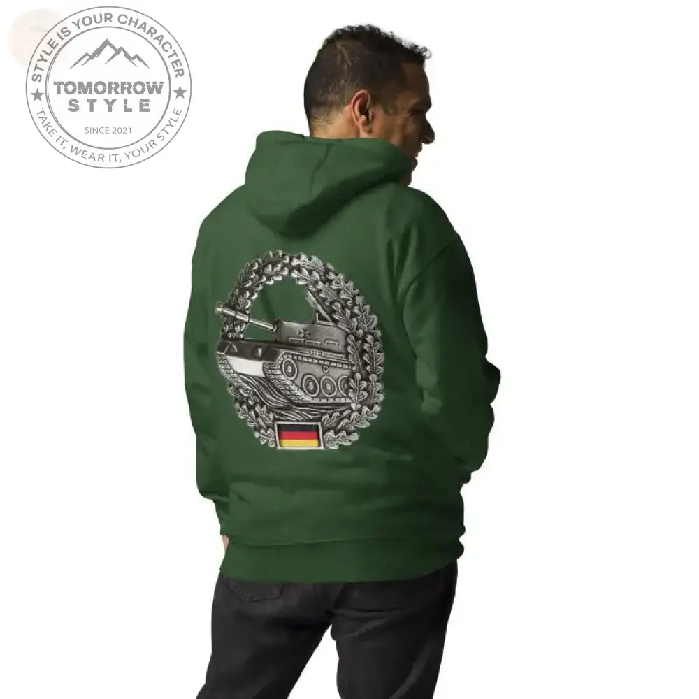 Kuschelig cooler Bundeswehr Premium Hoodie: Tank Badge Edition - Tomorrow Style