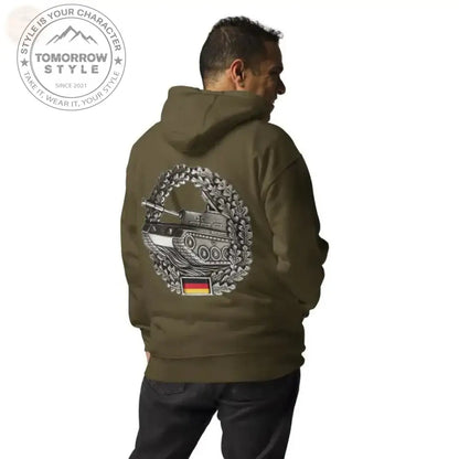 Kuschelig cooler Bundeswehr Premium Hoodie: Tank Badge Edition - Tomorrow Style