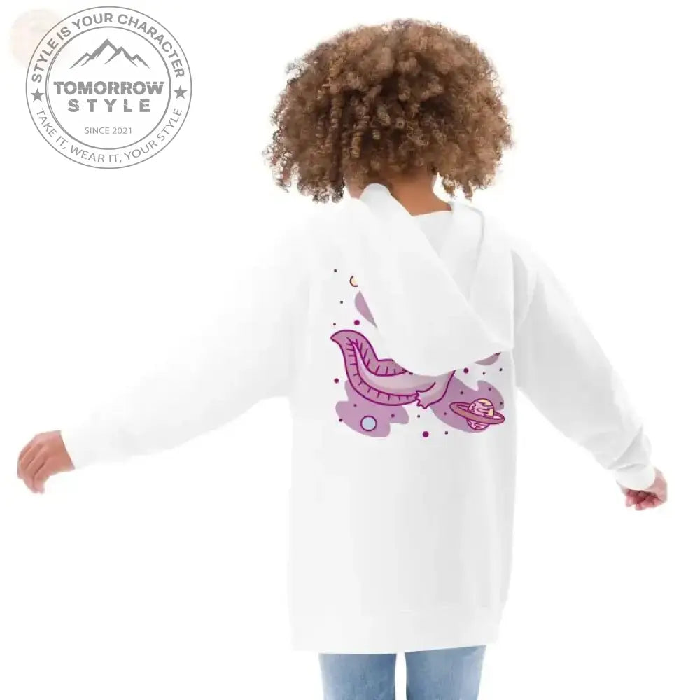 Kuscheliger Vlies - Hoodie für Mädchen – bereit für Abenteuer! - Tomorrow Style