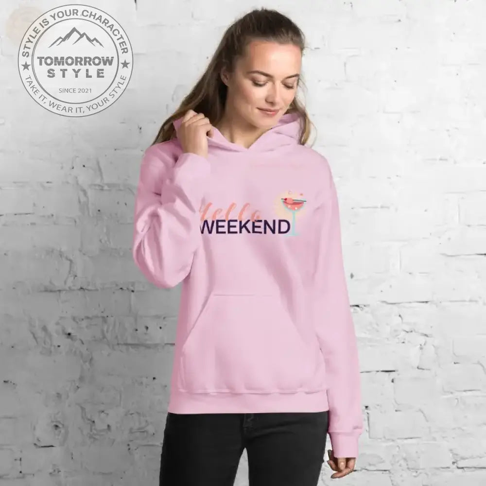 Damen Hoodie - Hellpink / S
