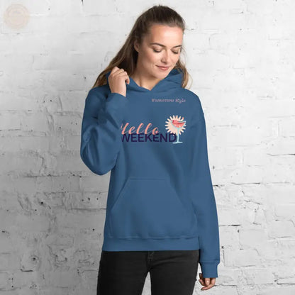 Damen Hoodie - Indigoblau / S