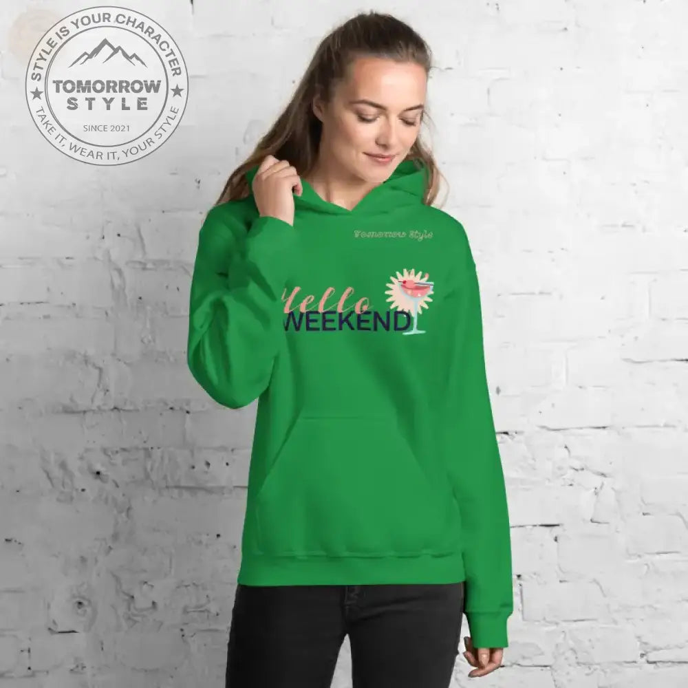 Damen Hoodie - Irisches Grün / S