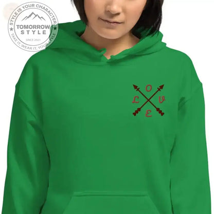 Kuscheln Sie sich stilvoll mit unserem gemütlichen bestickten Kapuzenpullover ein! - Tomorrow Style