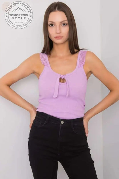 Lace Glam Calben: Geripptes Acryloberteil - Tomorrow Style