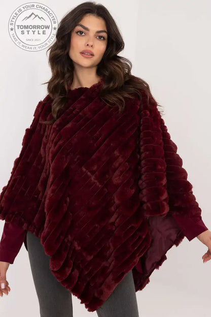 Lässiger Chic-Poncho mit vielfältiger Materialstruktur - Tomorrow Style