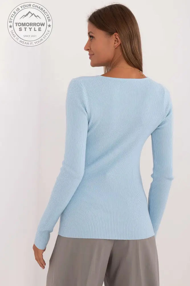 Lässiger Damenpullover mit dekorativen Knöpfen und klassischem Design – Ideal für Alltag und Büro - Tomorrow Style